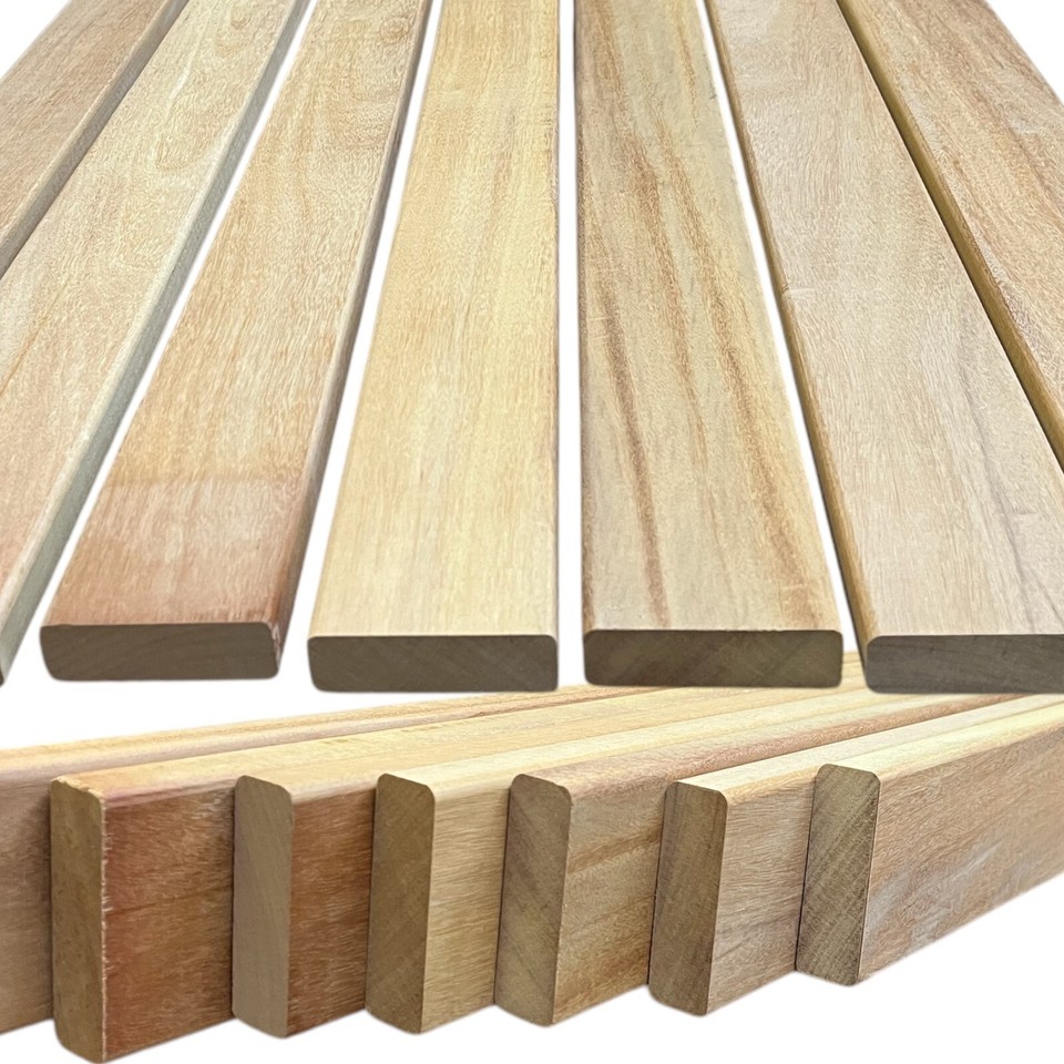 Bank-Gar- Holzleisten 20x50 mm, unbehandelt, verschiedene Längen, für Möbelbau und Innenausbau geeignet