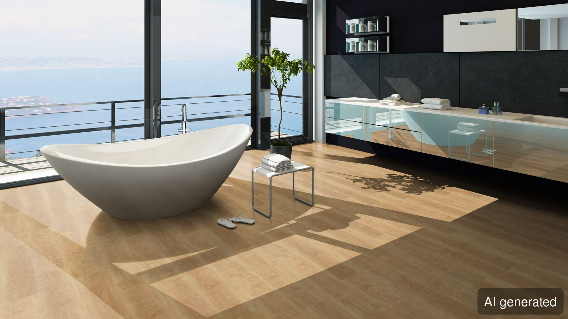 Vinyl-Aurora, Holzoptik, 4 mm dick, schwimmend verlegt, geeignet für Wohnräume und Feuchträume