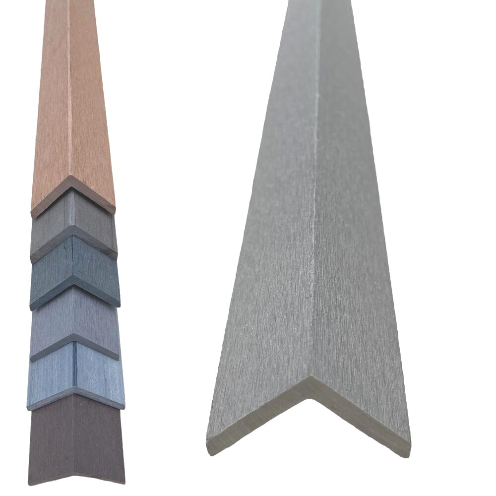 Winkelleiste 48x48 mm, 1450 mm lang, dunkelbraun, für dekorative Anwendungen geeignet