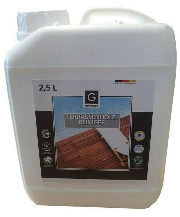 Terrassenholz-Reiniger 2,5 L, für die Reinigung von Terrassen und Holzoberflächen