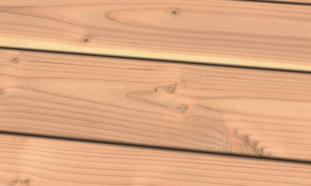 Massiv-Terrassendiele Douglasie 40 x 145 mm – Nachsortiert KD glatt/glatt