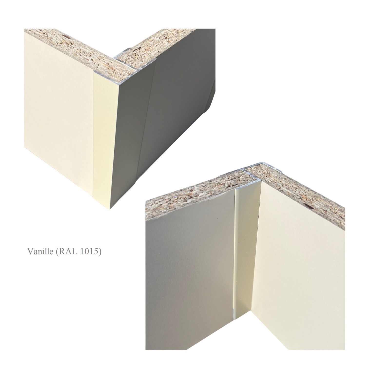 Sockelverbinder 10, Farbe Vanille (RAL 1015), für saubere Kantenverbindungen