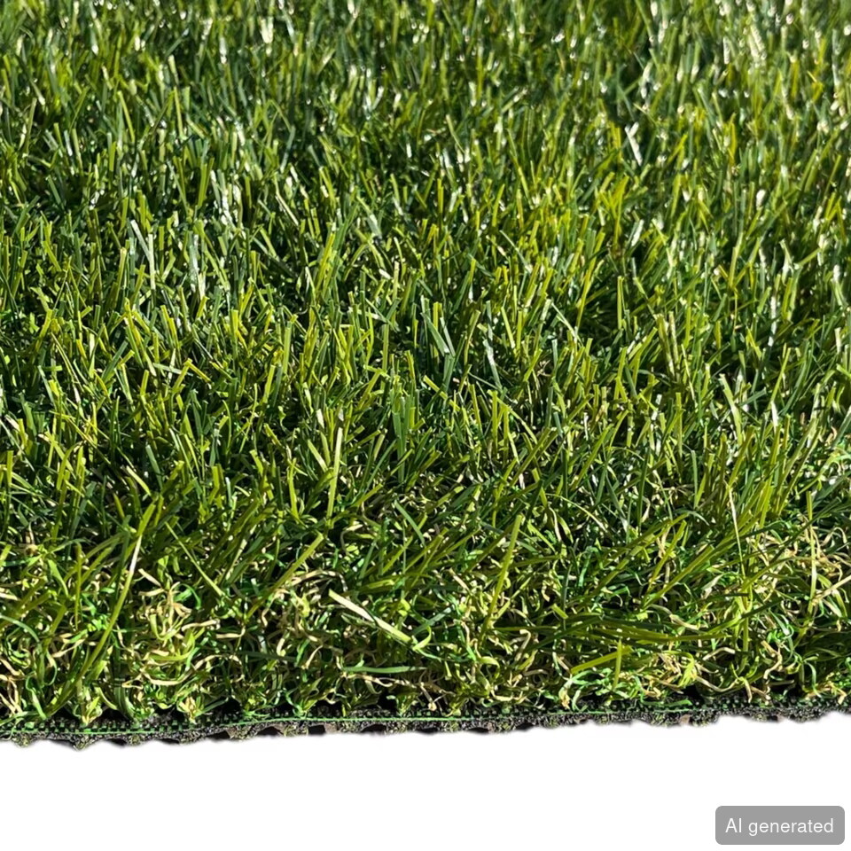 Kunstrasen 30 mm, grüne Halme, naturgetreue Optik, für Garten und Terrassen geeignet