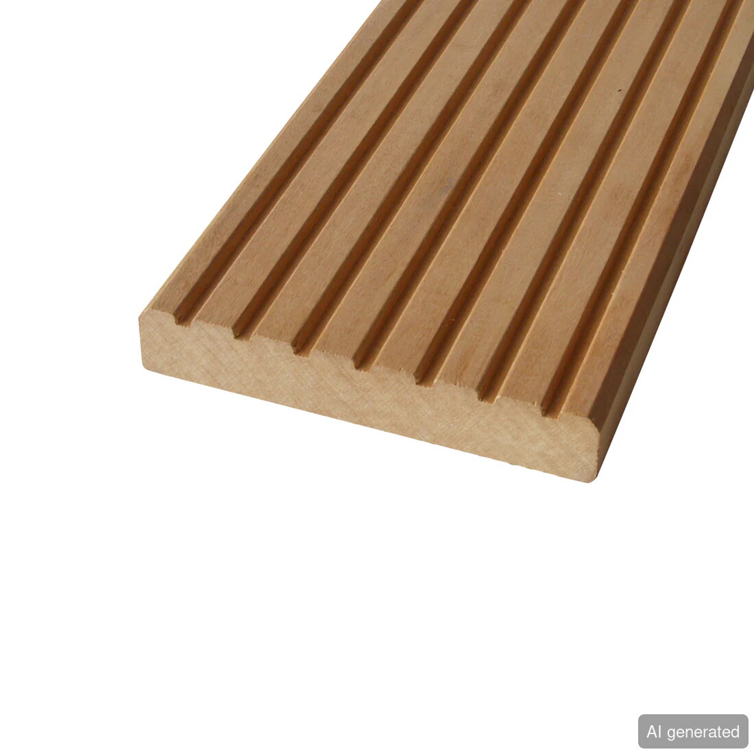 TD-Prime-Garapa-KD 45x145 mm, geriffelte Oberfläche, hellbraun
