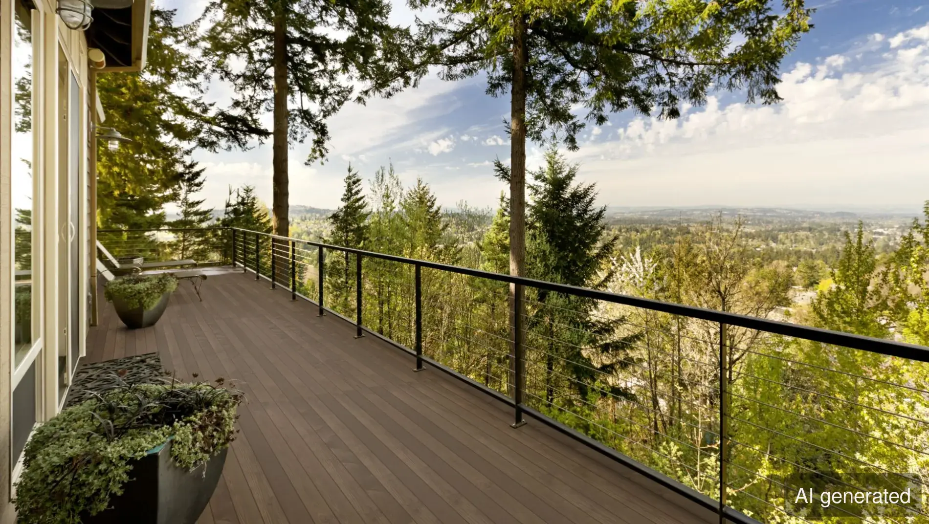TD-System-Esche, Terrassendiele, 25x145 mm, natürliche Holzoptik, für Außenbereiche geeignet