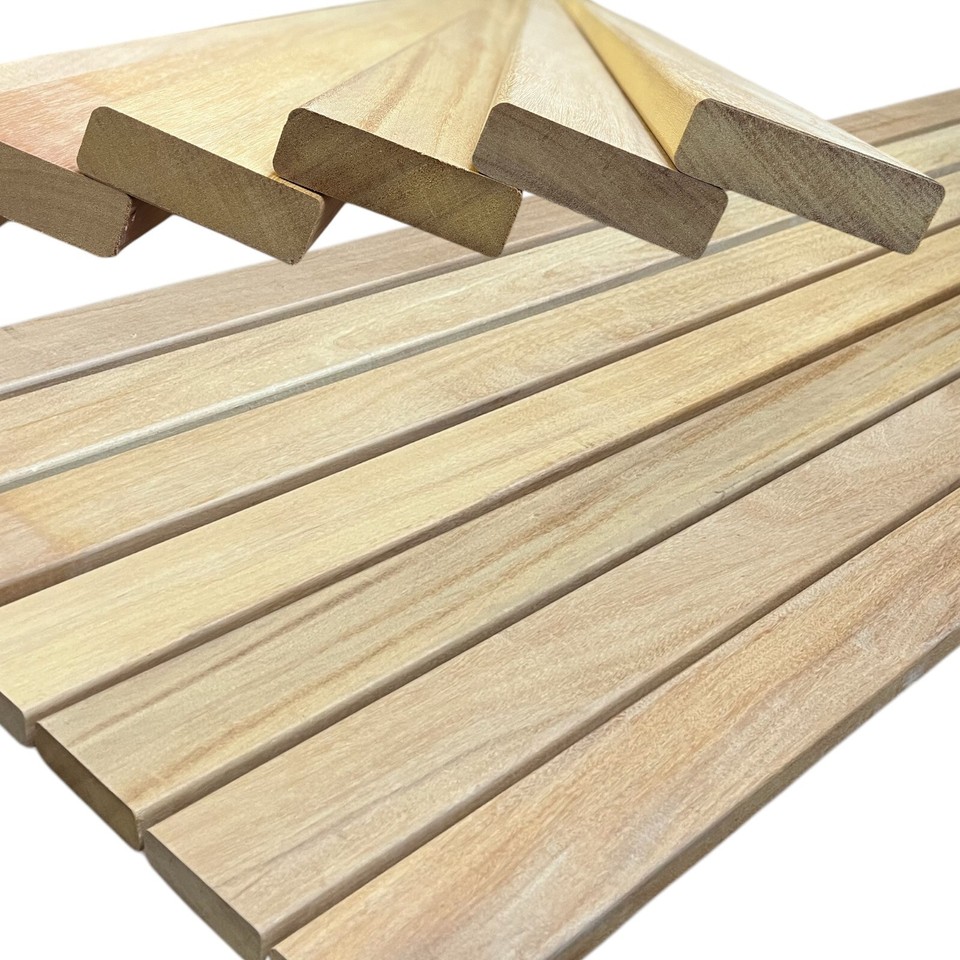 Bank-Gar- Holzleisten 20x40 mm, unbehandelt, helle Holzfarbe, für Möbelbau und Innenausbau