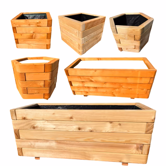 Blumenkasten TOSCANA aus Kiefer/Fichten-Holz