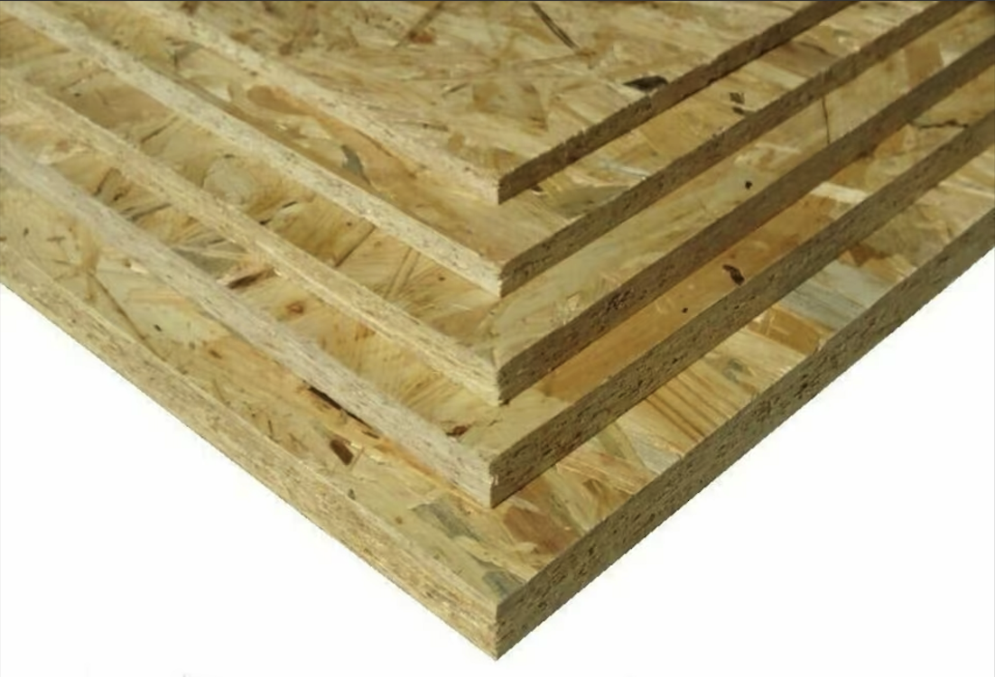 OSB-3 Platten 18 mm, wasserfest, für Innen- und Außenanwendungen, Stapelansicht
