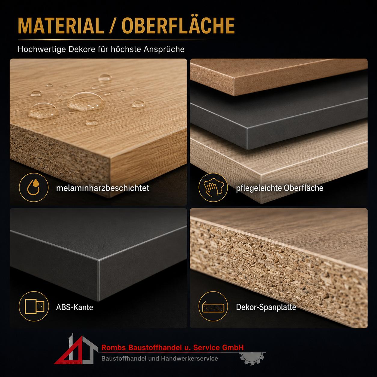 Einlegeboden Buche hell, melaminharzbeschichtet, pflegeleichte Oberfläche, 19 mm dick, vielseitig einsetzbar