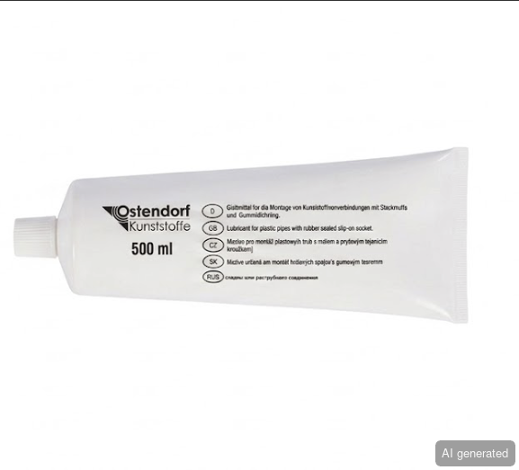 Gleitmittel 881800 für die Montage von Kunststoffverbindungen, 500 ml Tube