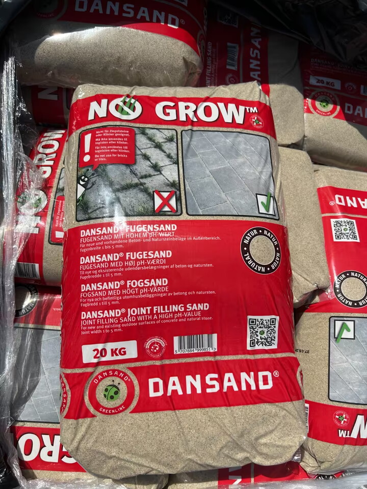 Fugensand Dansand 20 kg, für Fugen mit hoher Stabilität, verhindert Unkrautwachstum
