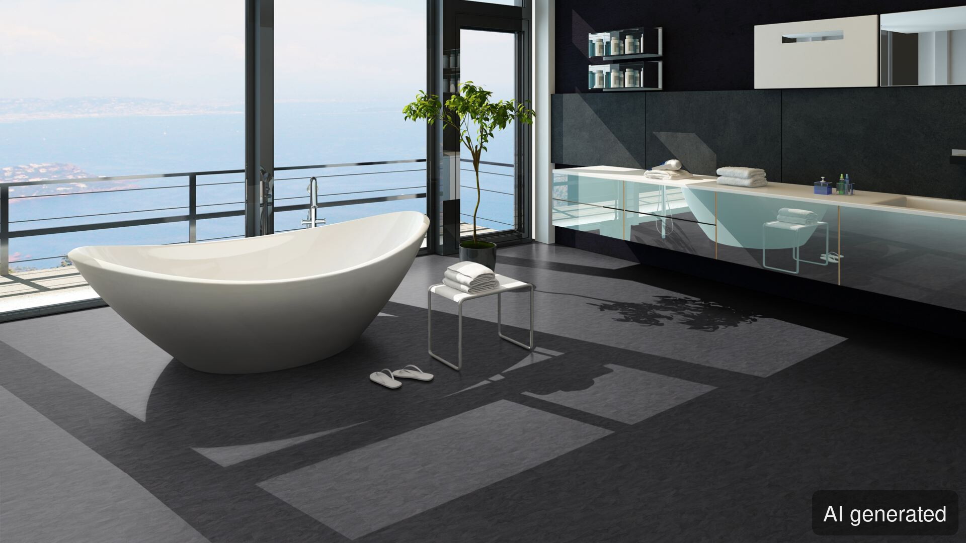 Vinyl-Erebos, schwimmend verlegt, elegante Oberfläche, für Wohnräume und Feuchträume geeignet