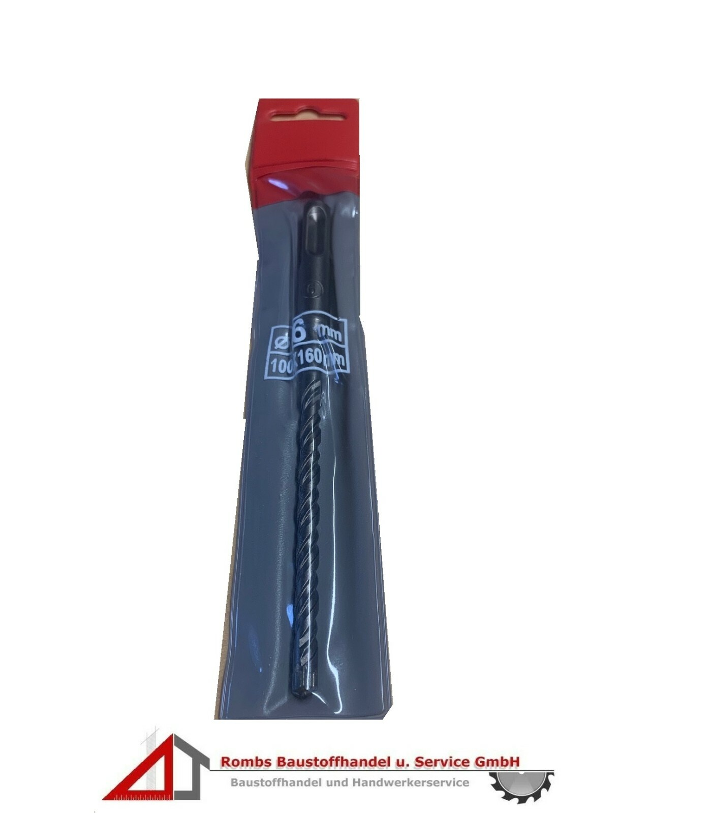 BSBohrer 6 mm, SDS-Plus, für Beton und Mauerwerk, im Blisterverpackung