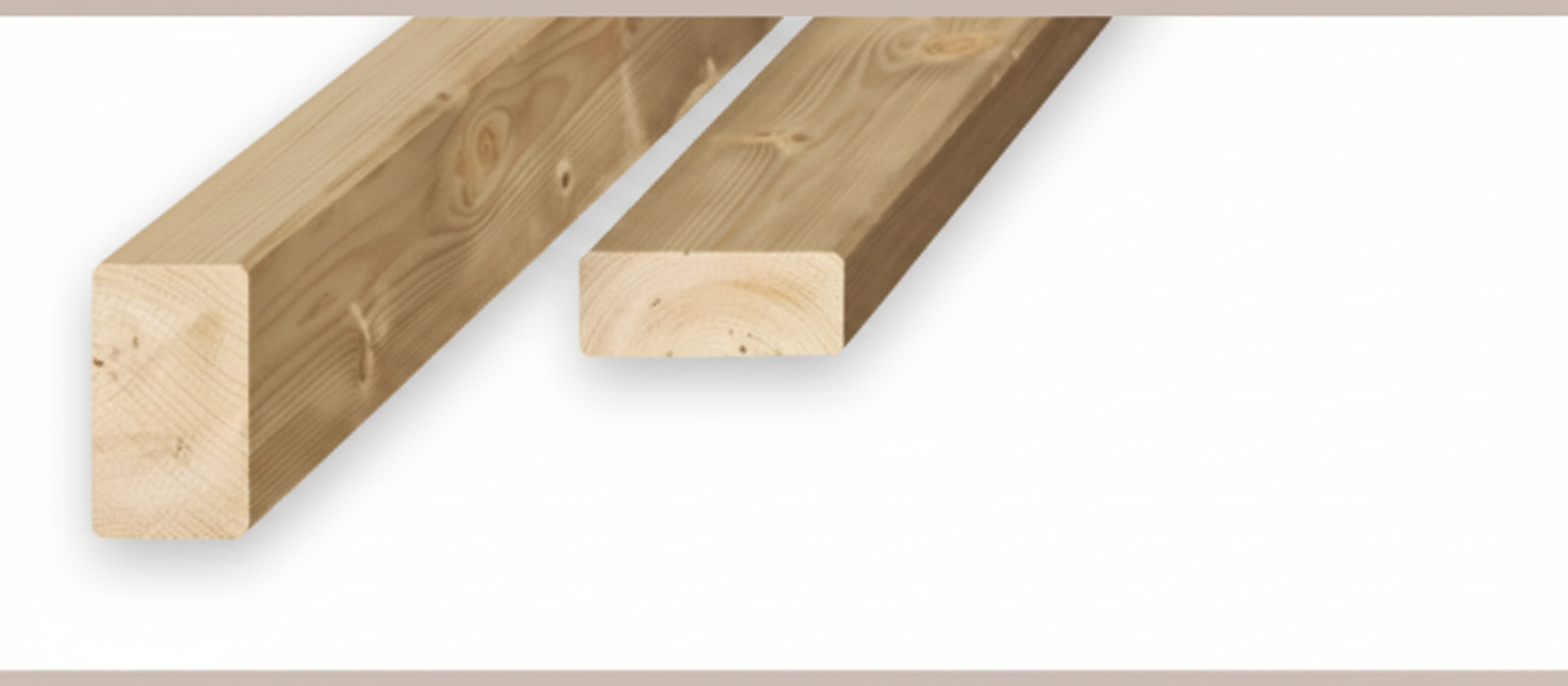 Konstruktionsholz aus Kiefer / Fichte