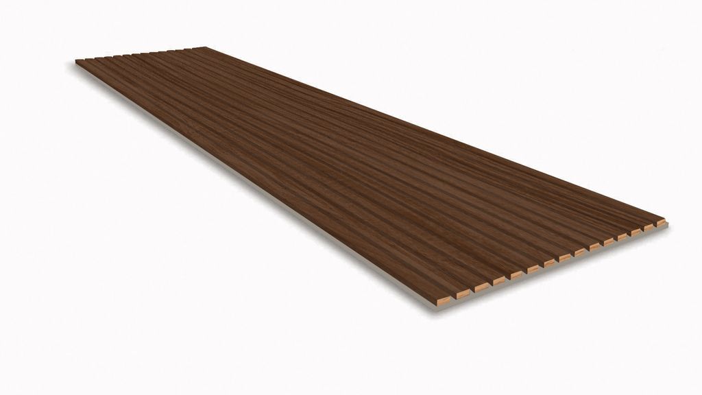 Wandpaneel-10029, 1200x300 mm, Holzoptik, dunkelbraun, für Wandverkleidungen geeignet