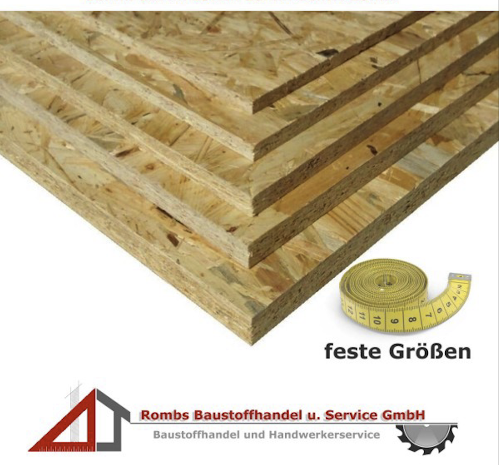 OSB-3 Platten 5 m, 18 mm dick, mit stabiler Struktur, geeignet für Bau- und Konstruktionsanwendungen