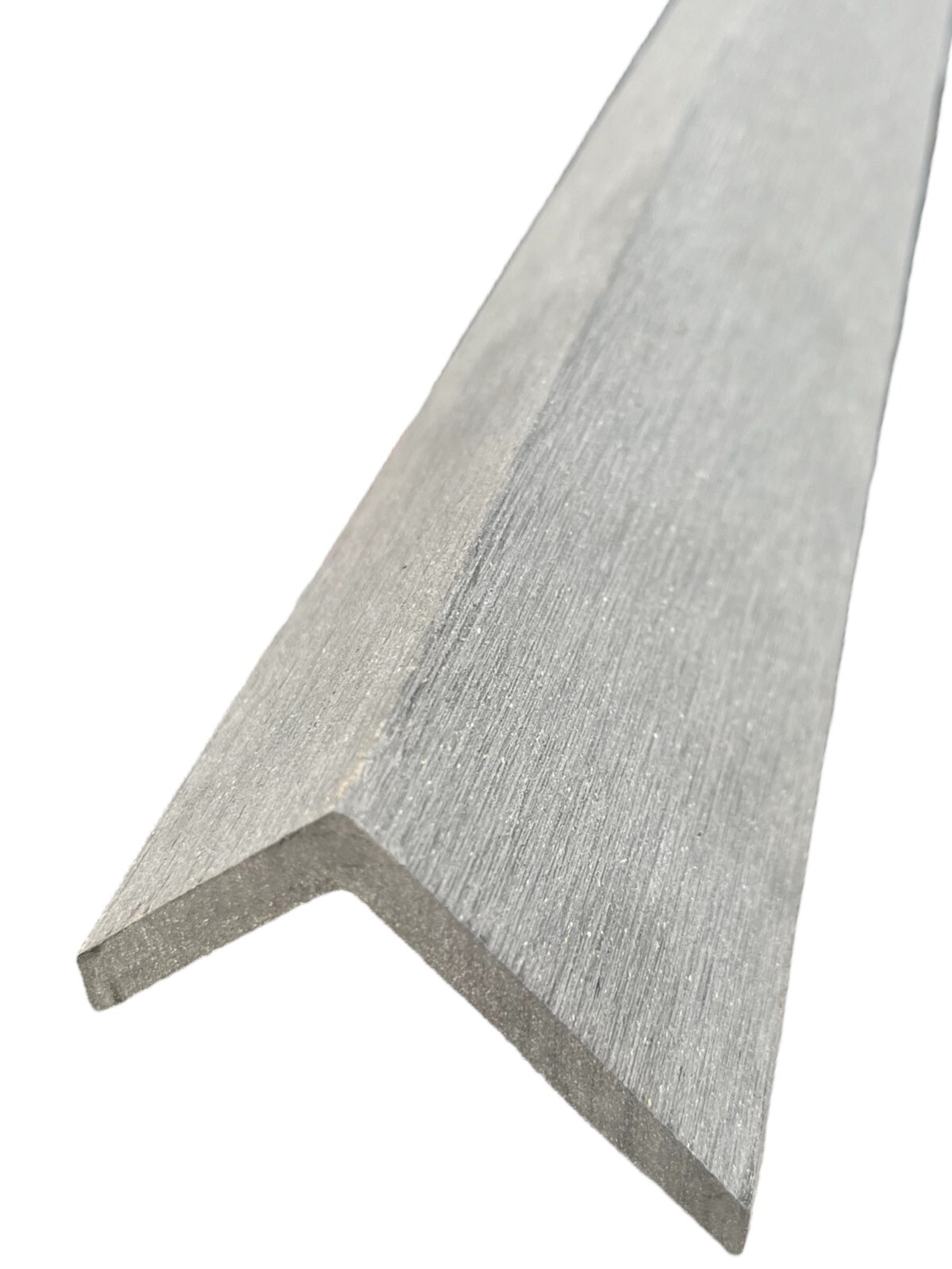 BPC-WL- Abschlussprofil 20x40 mm, silber, für Terrassen- und Balkonverkleidungen