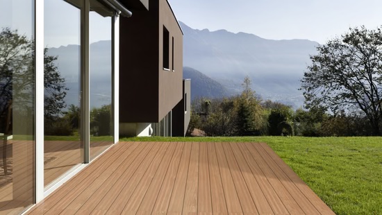 Terrassendiele TD-Prime KD Bangkirai 23 mm, 140 mm breit, natürliche Holzoptik, für Außenbereiche geeignet