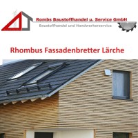 Rhombusleisten 7€/lfm sibirische Lärche Fassadenbrett A/B Wandverkleidung Holz