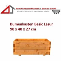 Blumenkasten Pflanzkasten geölt Blumentopf Holzbeet Holztopf