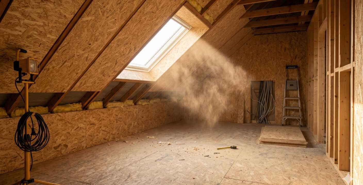Dachausbau mit OSB Platten