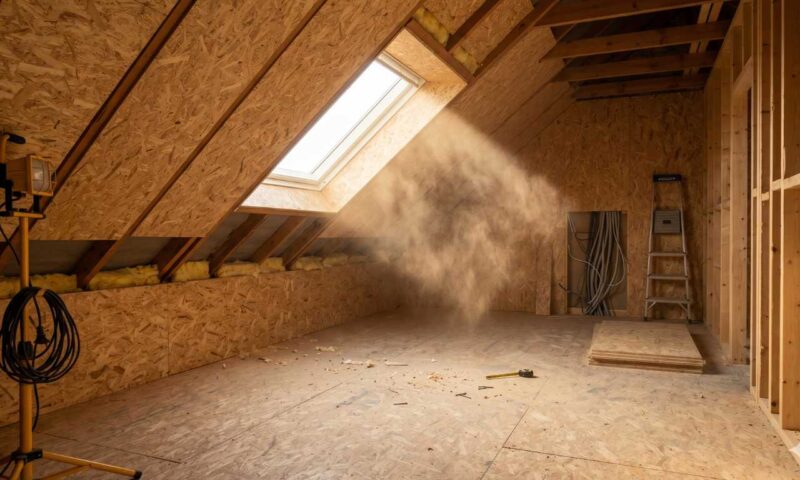 Dachausbau mit OSB Platten