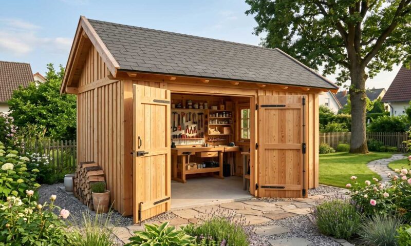 Garten-Werkstatt Haus
