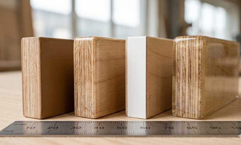 Kantenversiegelte Platten