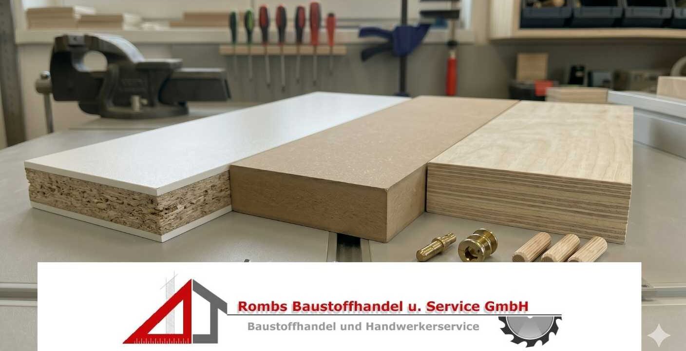 querschnitt ki generated Spanplatte, MDF oder Multiplex – Möbelbau-Vergleich