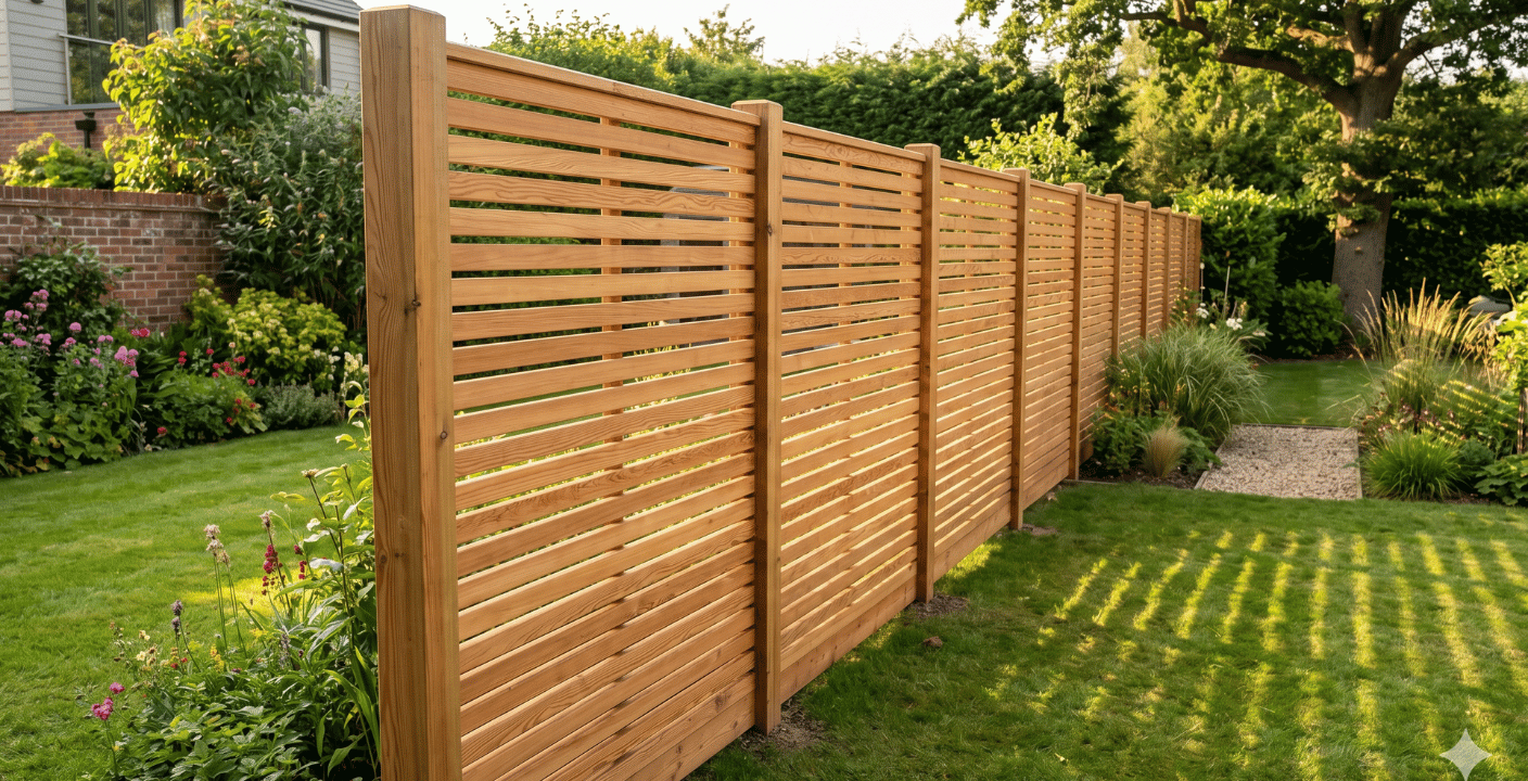 Gartenzaun aus Holz