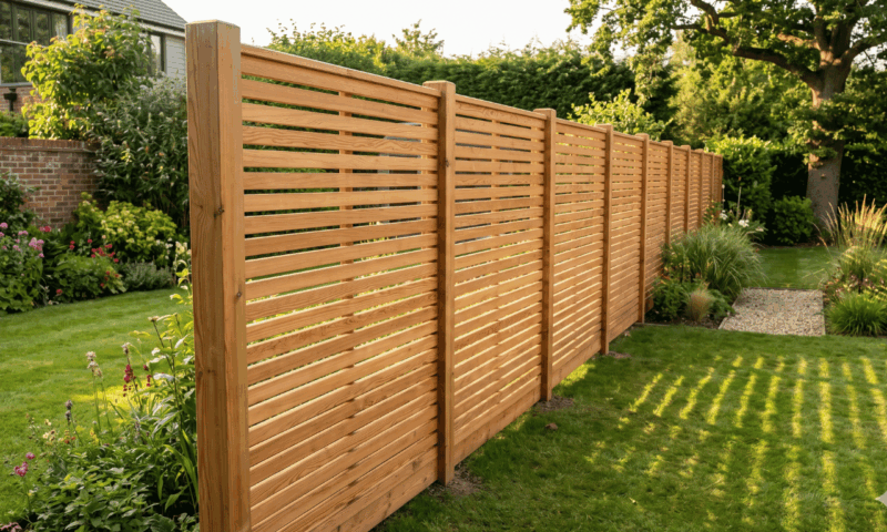 Gartenzaun aus Holz