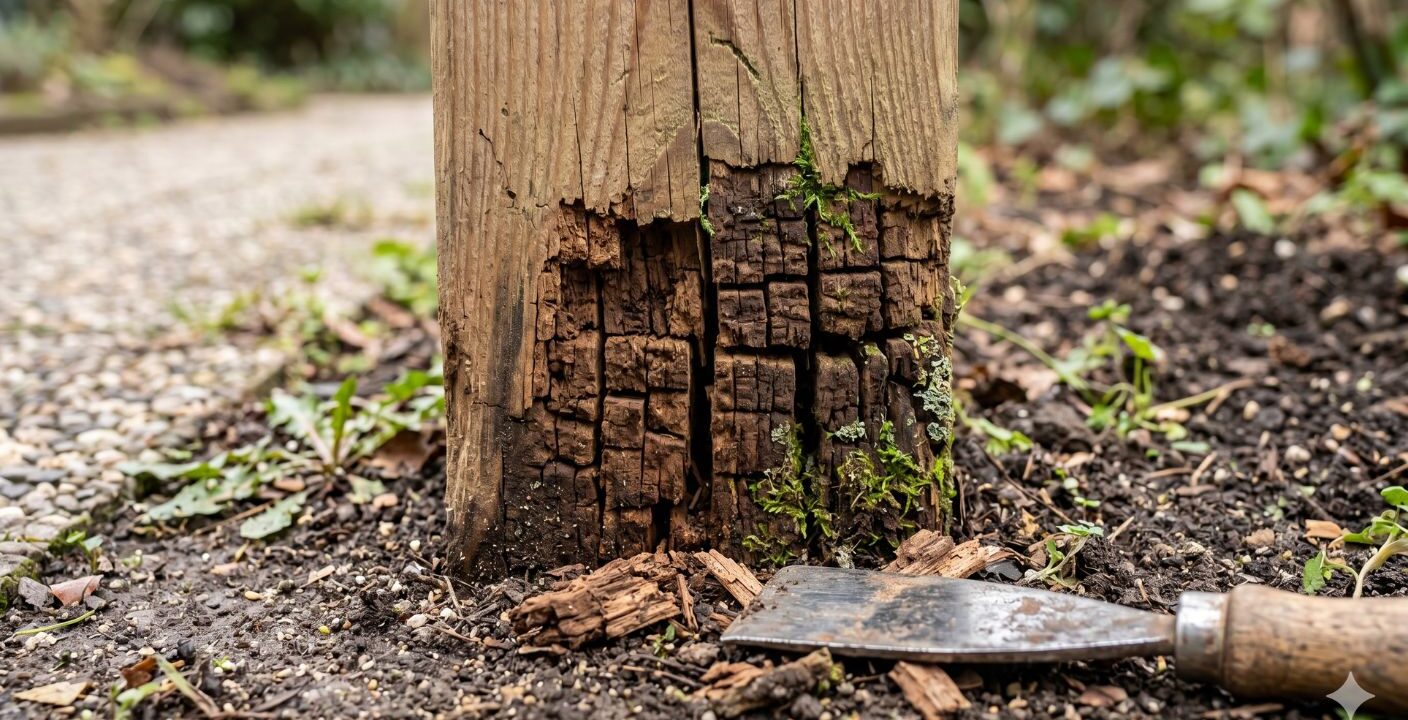 Holzfäule am Baum