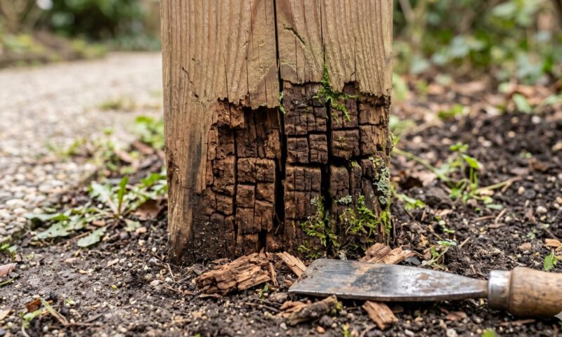 Holzfäule am Baum