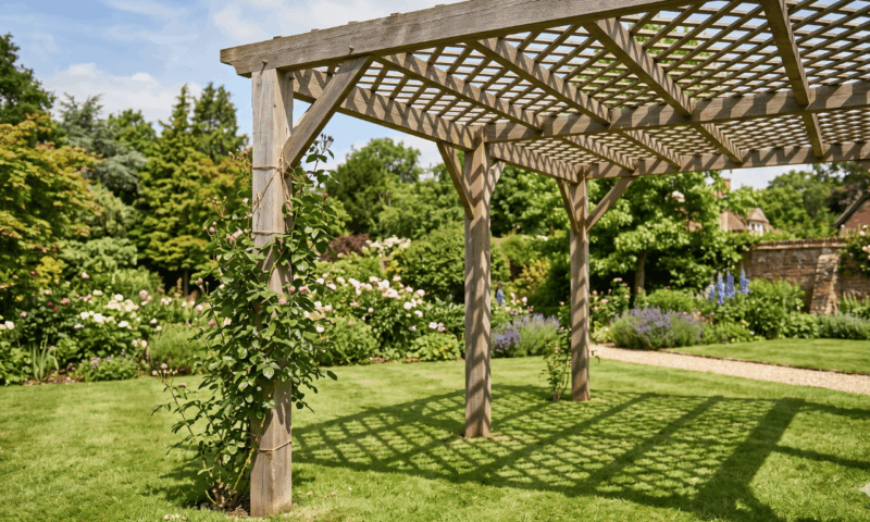 Pergola aus Holz