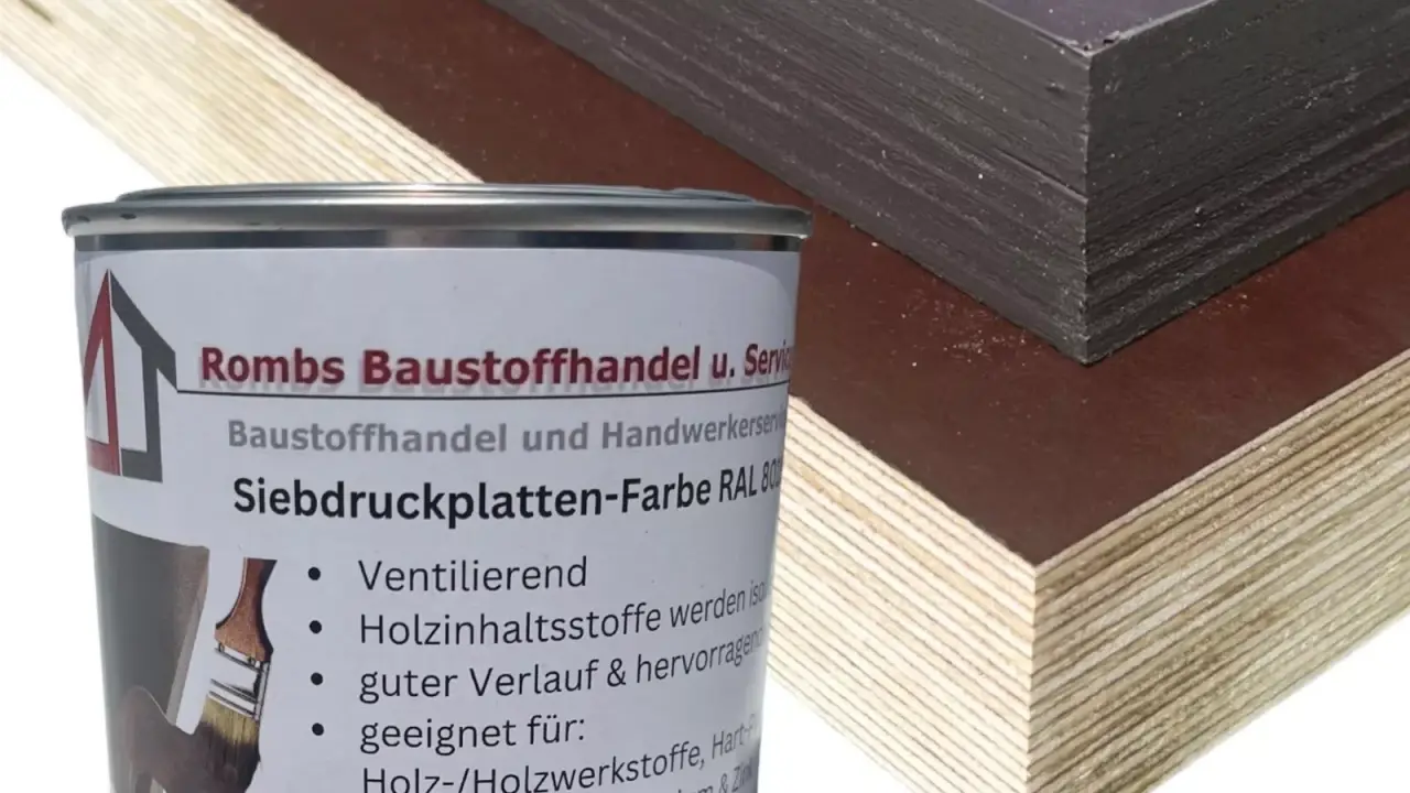 Dose von Siebdruckplatten Farbe zur Kantenversigelung