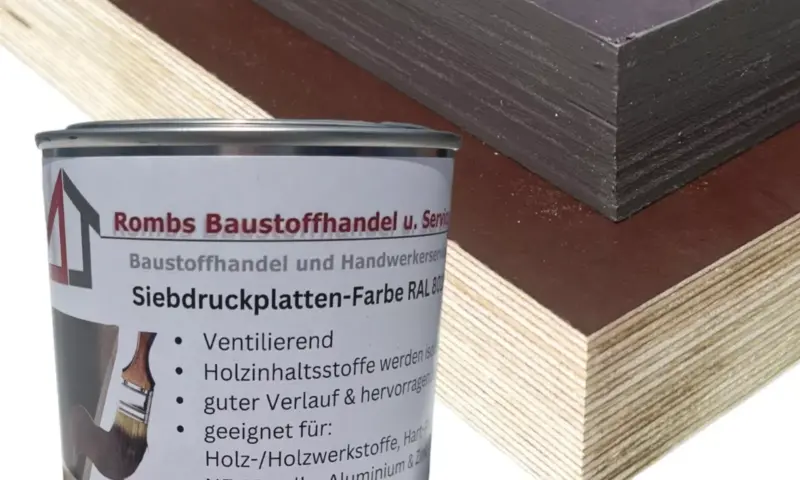 Dose von Siebdruckplatten Farbe zur Kantenversigelung